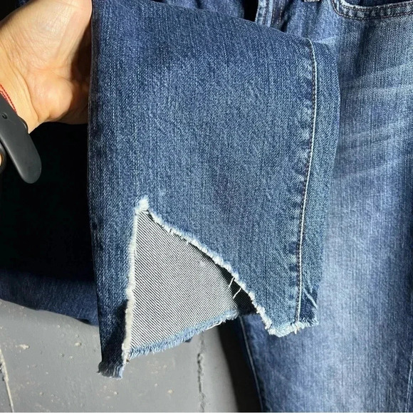 Point Sur NWT straight leg, distress hem jeans.  Size 24 - Picture 7 of 10